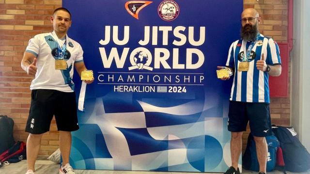 David Pardavila y Alex Álvarez, campeones del mundo de Jiu Jitsu