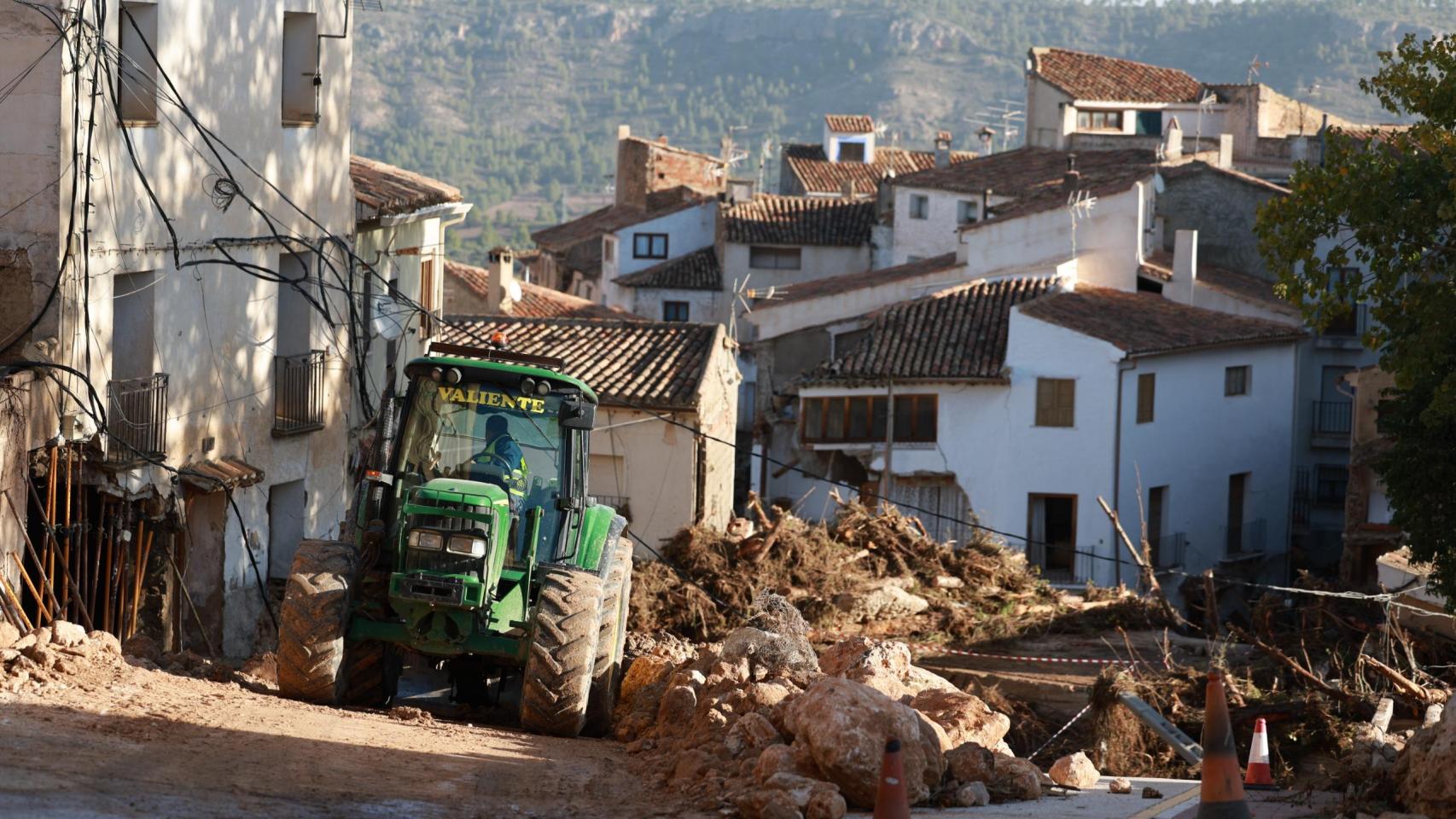 Las labores de desescombro y rescate continúan en Letur.