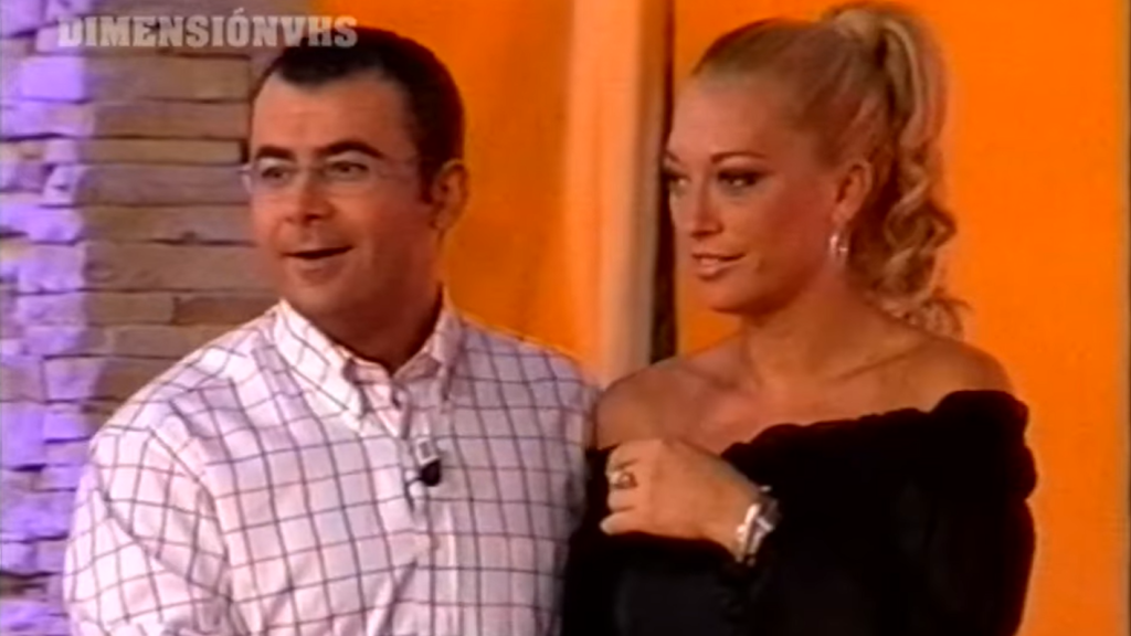 Jorge Javier Vázquez y Belén Esteban,  en 'Sabor a ti' (Antena 3, 2002)