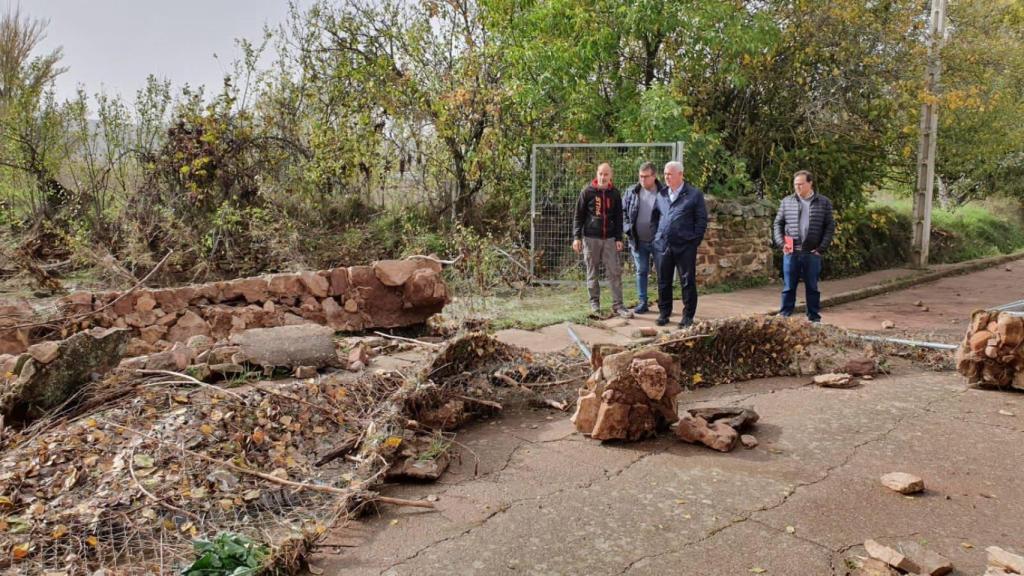 José Luis Vega, presidente de la Diputación de Guadalajara, durante una visita a Molina de Aragón.