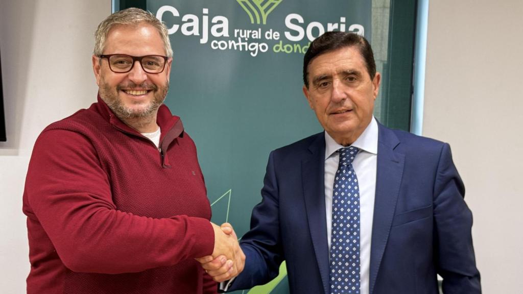 Caja Rural de Soria firma un convenio con Club Voleibol Río Duero