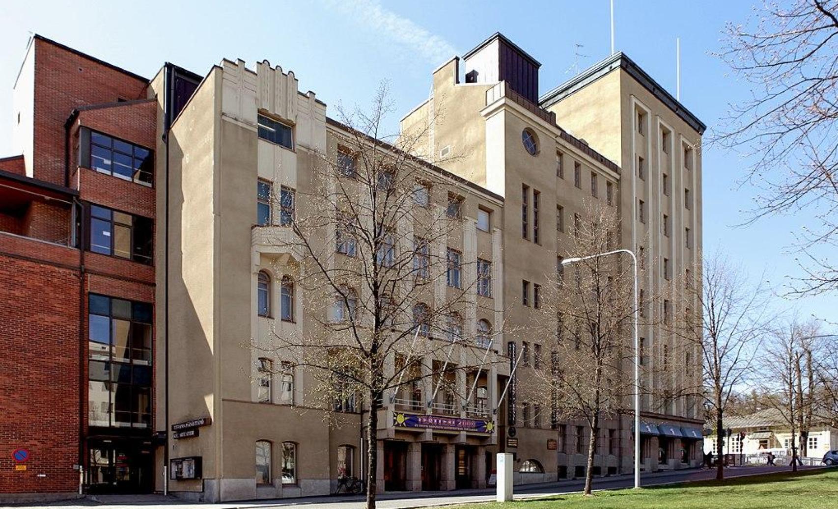 Fachada exterior del Museo Lenin de Tampere.