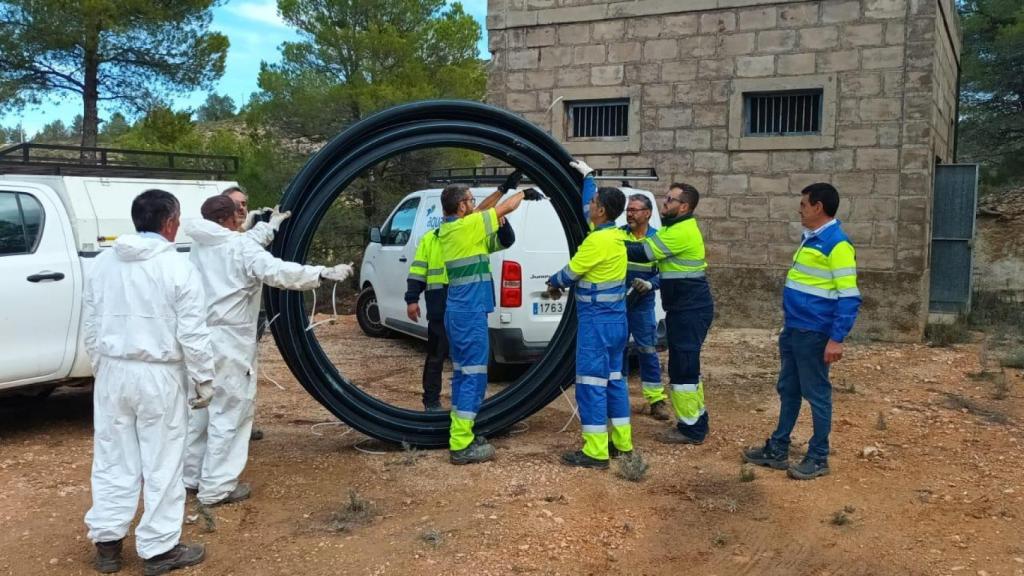 Trabajos de Aqualia en Letur.