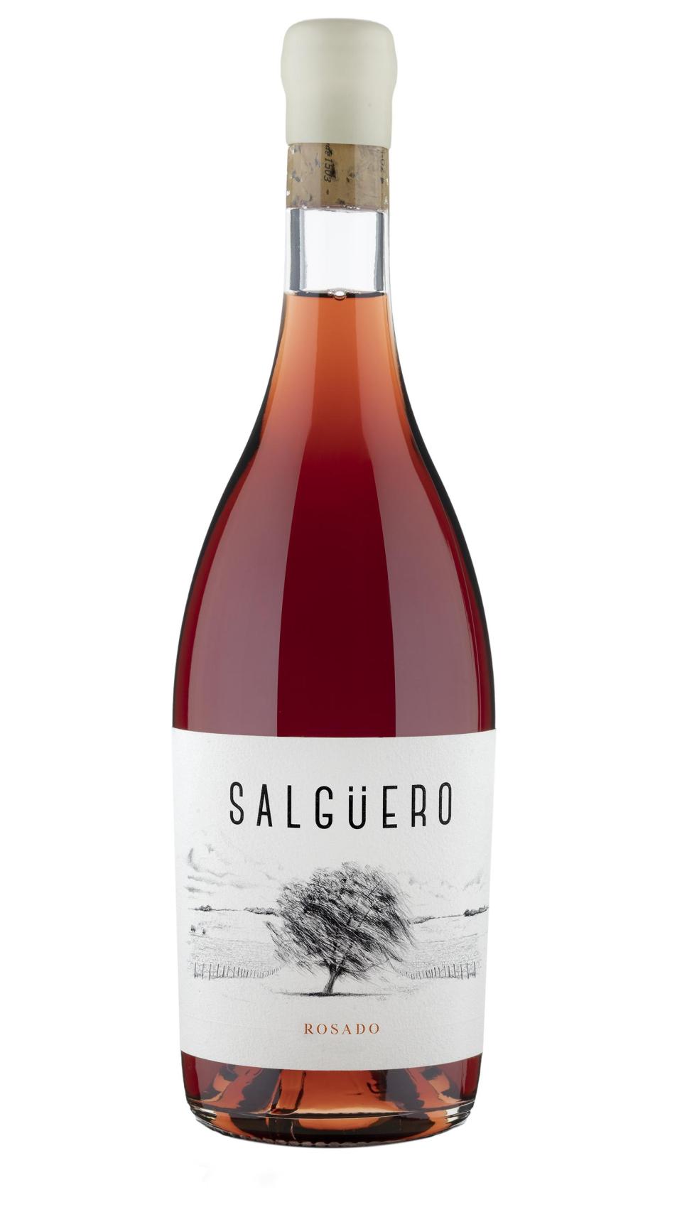 El vino Salgüero Rosado de Bodegas Pradorey.