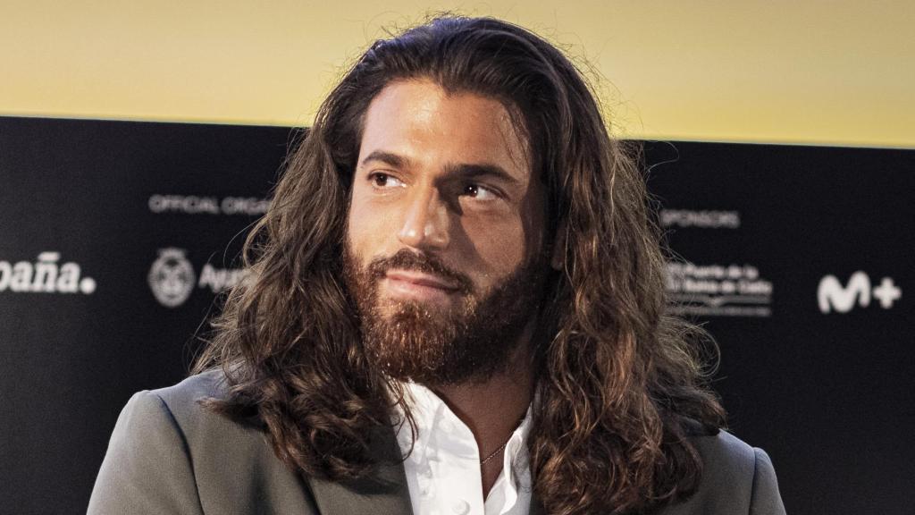 Can Yaman en la rueda de prensa del Premio de Honor del II South International Series Festival.