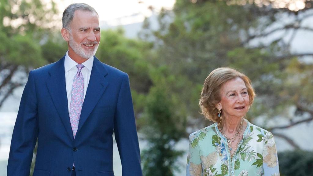 Felipe VI y la emérita Sofía en Marivent el pasado verano.