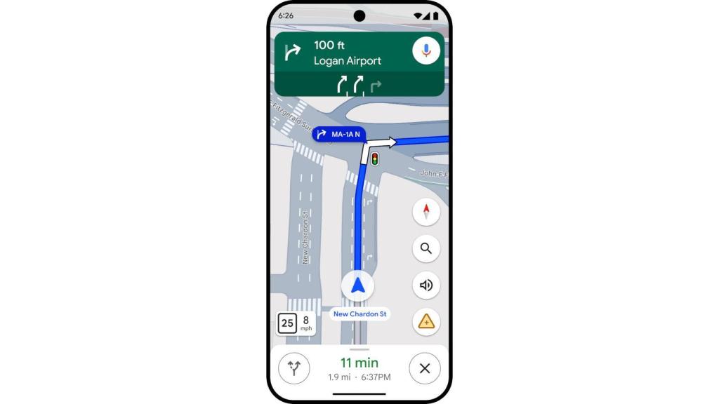 Nueva navegación mejorada de Google Maps