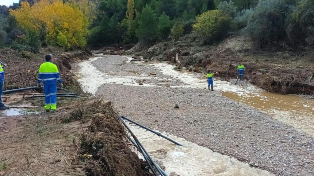 Trabajos de Aqualia en Letur.