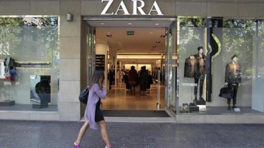 Fachada de un Zara