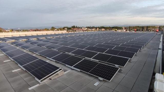 Placas solares en Boadilla.