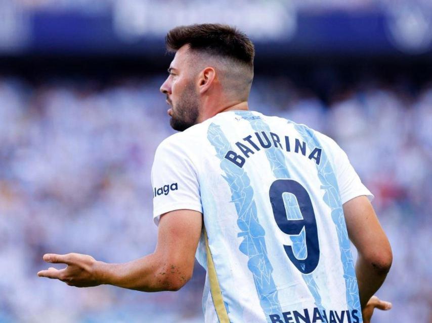 Roko Baturina, delantero del Málaga CF