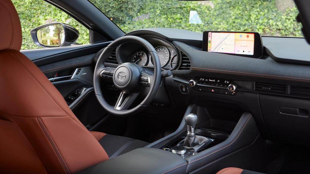 Interior del Mazda 3.