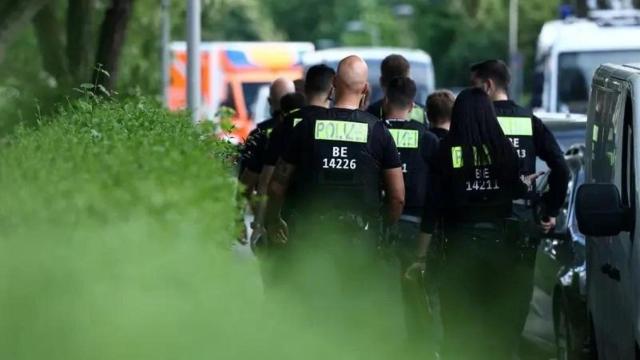 Imagen de archivo de la Policía alemana en Berlín.