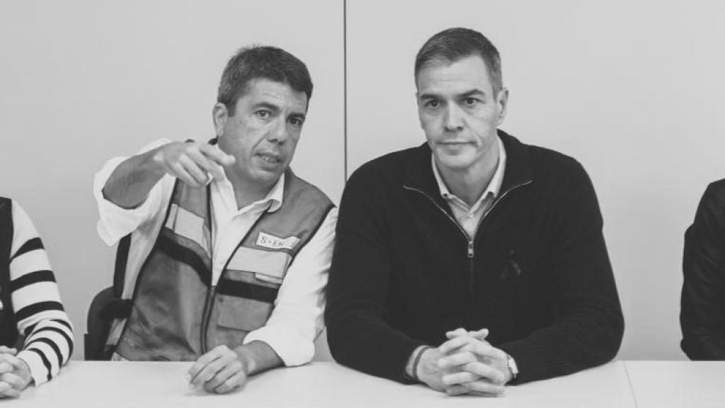 Carlos Mazón y Pedro Sánchez, este jueves.