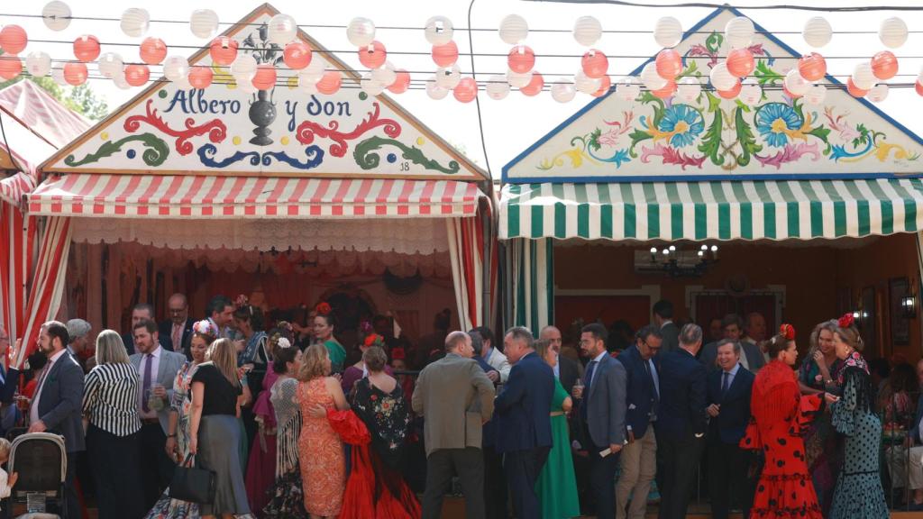 Casetas en la Feria de Abril 2024.