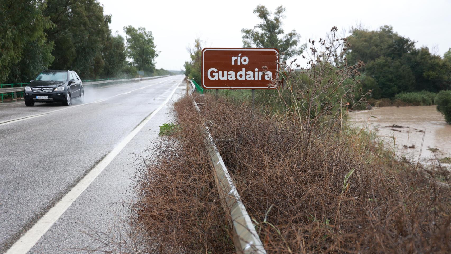 El río Guadaíra, a su paso por Arahal.