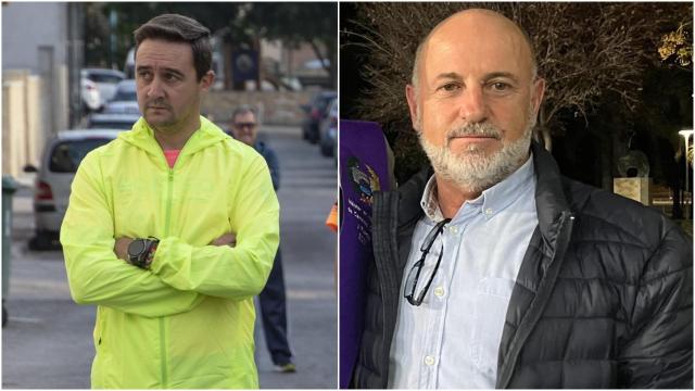 A la izquierda, imagen de Jorge Díaz; a la derecha, José Hernaiz, desaparecidos por la DANA en Valencia que no logran encontrar. EE