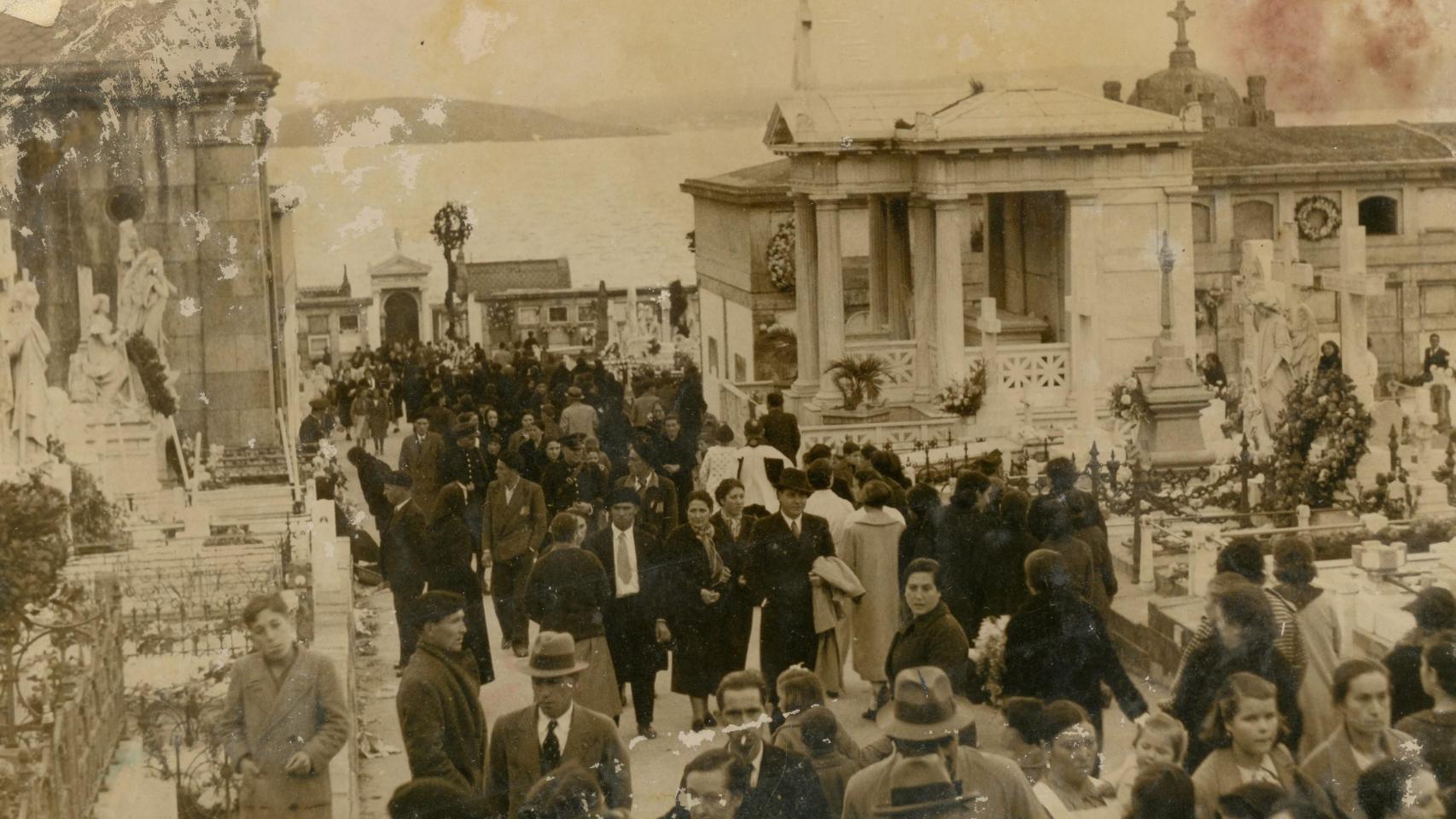 Cementerio de San Amaro. Fotos de archivo de la RAG