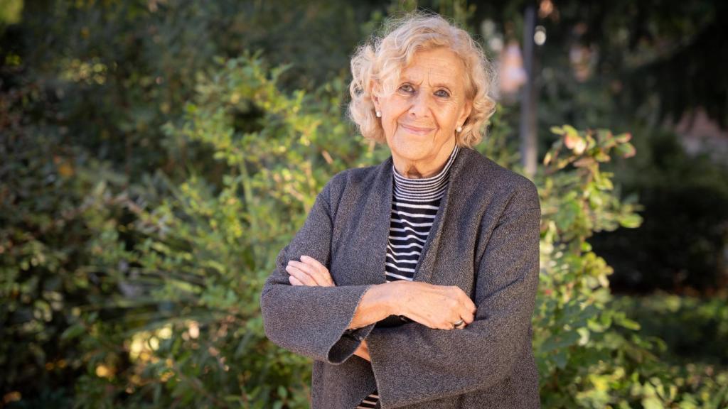 Manuela Carmena, en el Hospital Fundación San José.