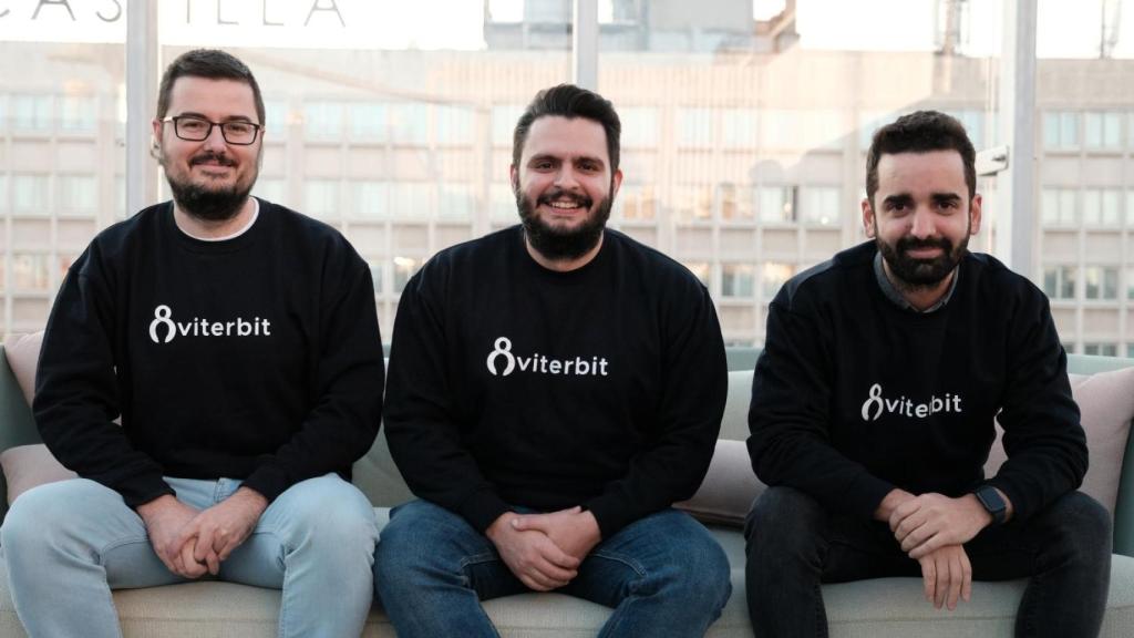 Marcos Gómez, Dimitri Nicolau y Ariel Gutiérrez, cofundadores de Viterbit.