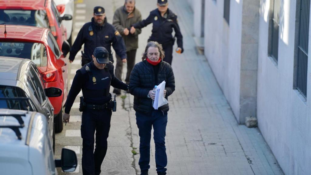 Imagen de archivo de Sito Miñanco, en su entrada a la Audiencia Provincial de Pontevedra para la celebración de sus respectivos juicios