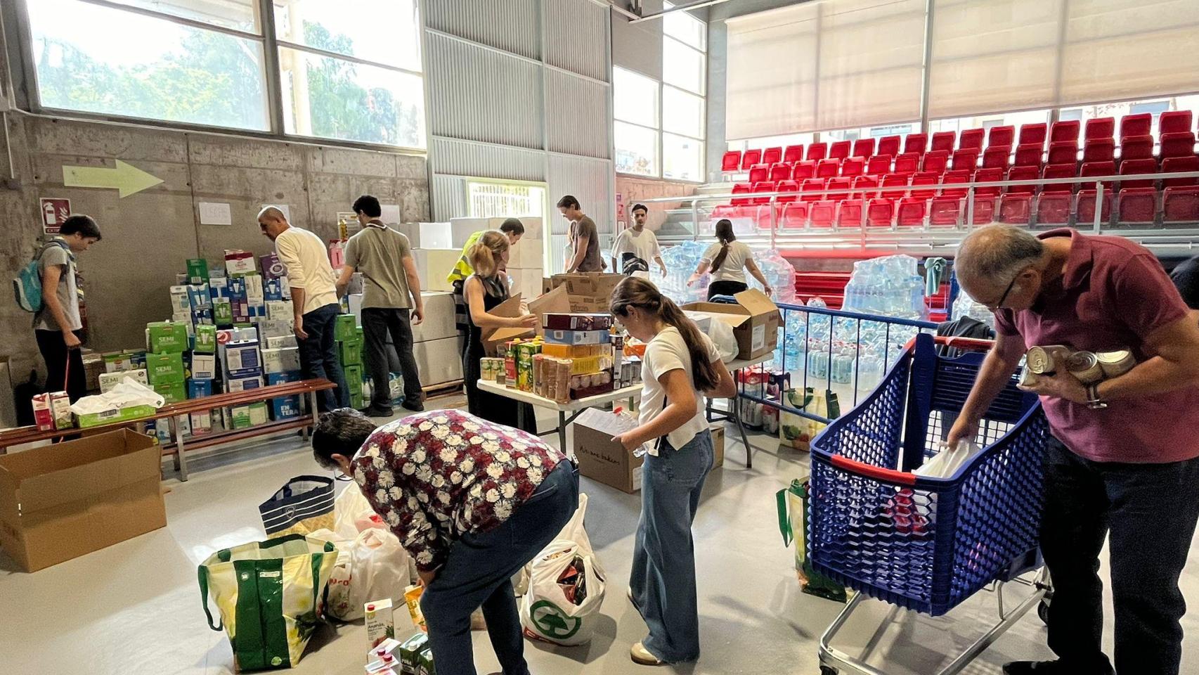 Recogida de productos para los afectados por la DANA de Valencia