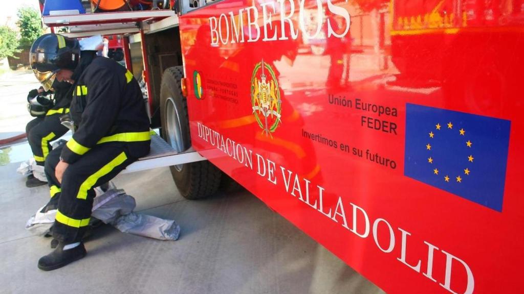 Imagen de los Bomberos de la Diputación de Valladolid