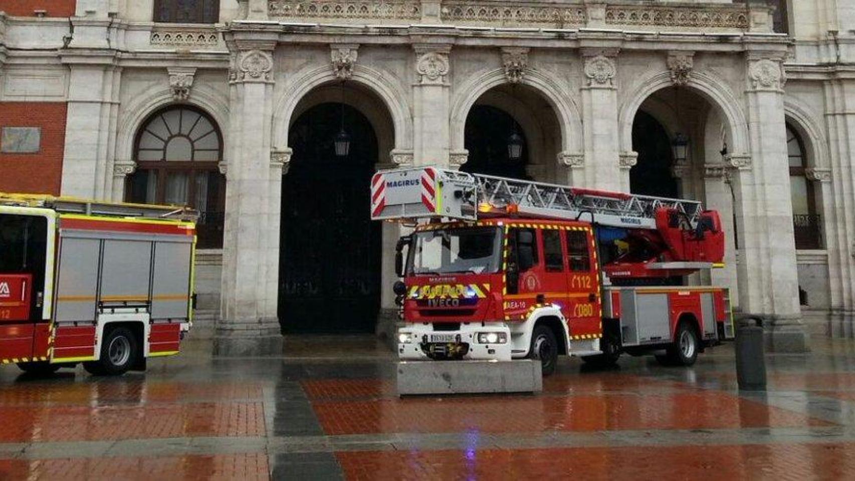 Camiones de los Bomberos del Ayuntamiento de Valladolid