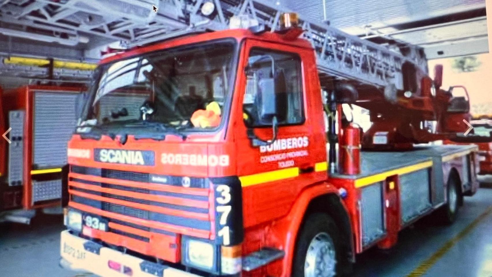 Los bomberos del parque de Illescas del Consorcio acudieron a sofocar las llamas.