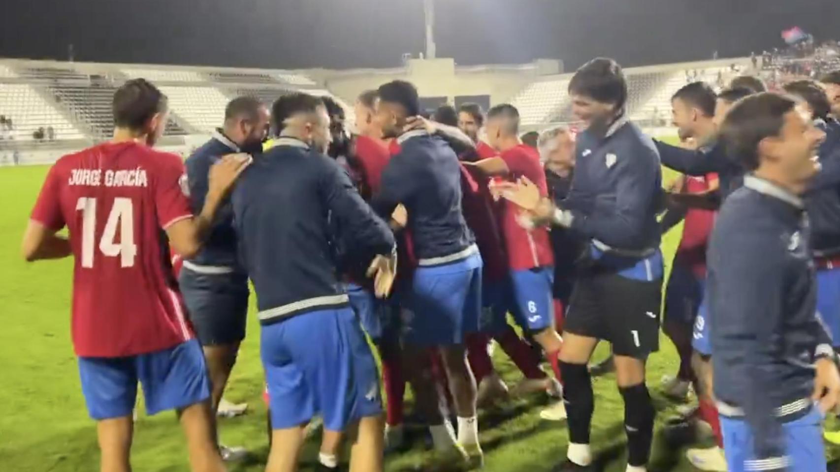 Machada del Estepona, que elimina al Málaga CF de la Copa del Rey (3-2)