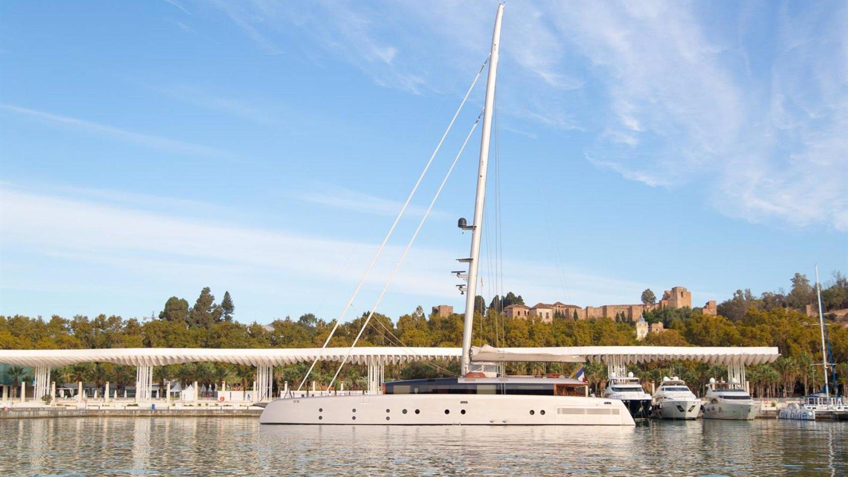 El barco museo Artexplorer se podrá visitar hasta el domingo en el Puerto de Málaga.