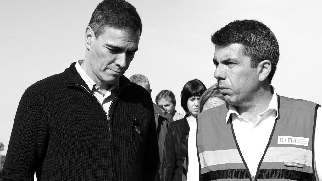 Carlos Mazón junto a Pedro Sánchez.