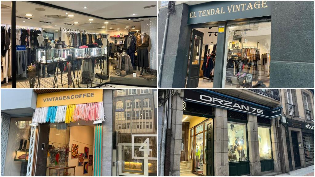 Las tiendas vintage de A Coruña se hacen hueco entre el 'fast fashion': aquí tienes algunas