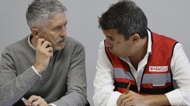 Fernando Grande-Marlaska y Carlos Mazón, el viernes pasado en el CECOPI.