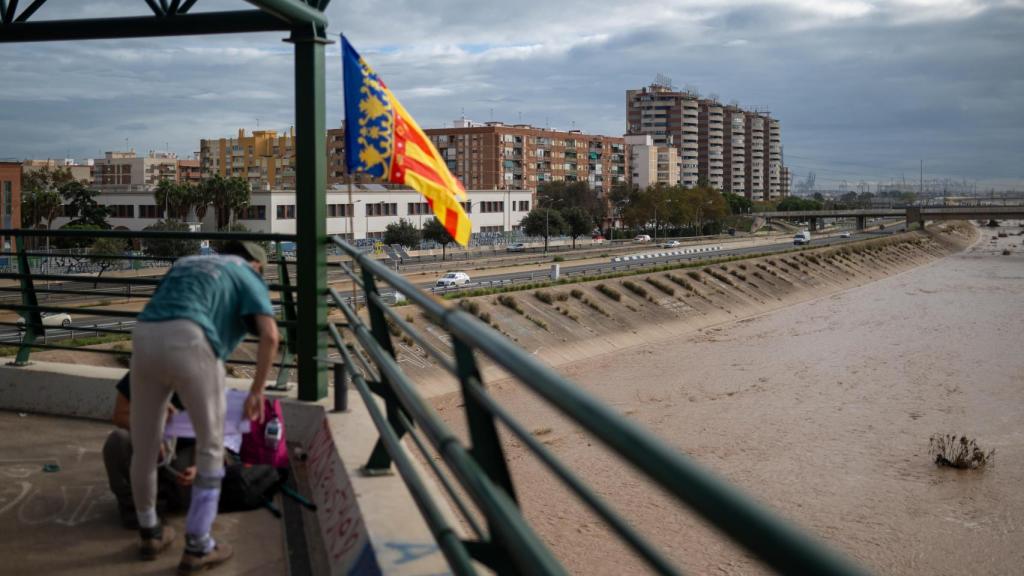 Uno de los canales de hormigón en Alfafar (Valencia).