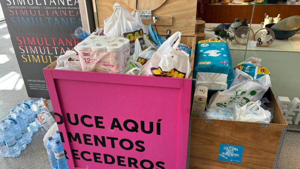 Recogida de productos en Afundación