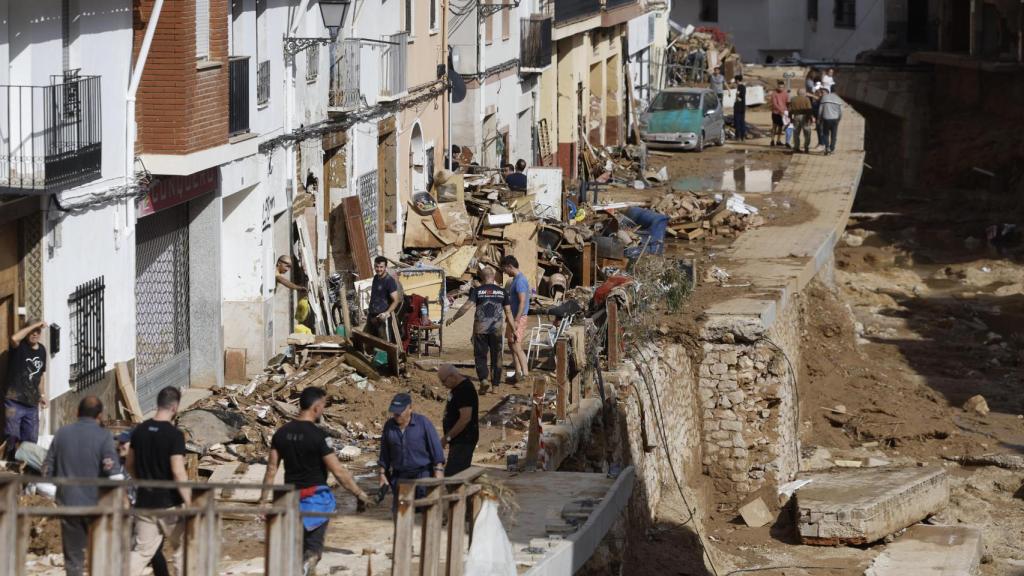 Situación en Chiva (Valencia) tras la DANA.