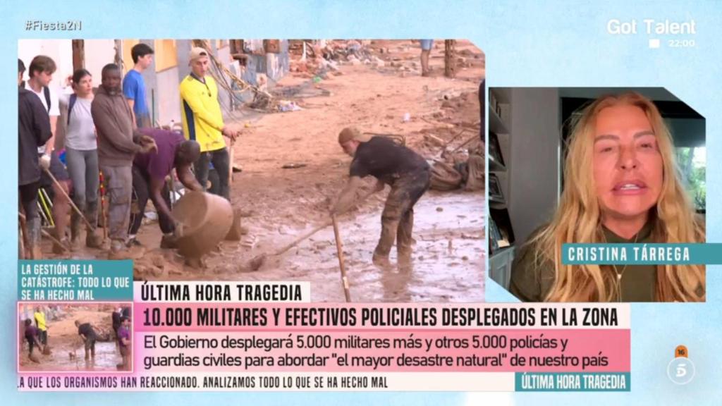 Cristina Tárrega en 'Fiesta'.