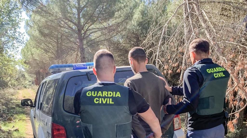 La Guardia Civil, durante una operación llevada a cabo en la zona para desarticular un célula de narcotraficantes.