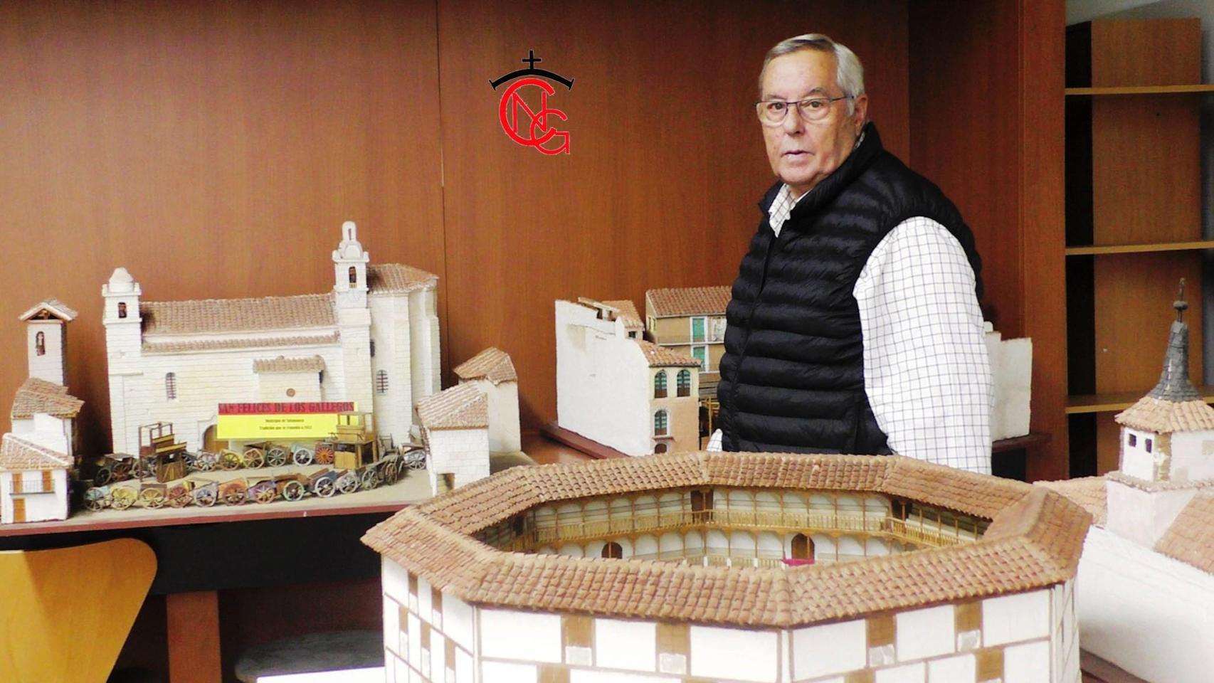 Maquetas de plaza de toros del zamorano Ángel Moralejo