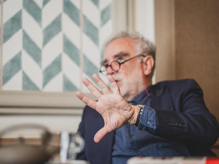 Luis Moreno Ocampo, durante la entrevista.