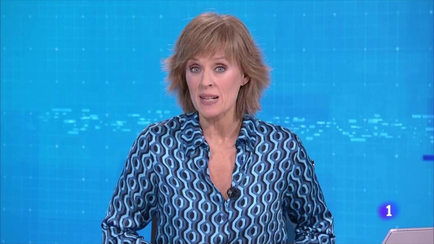 Marta Carazo en 'Telediario 2'.