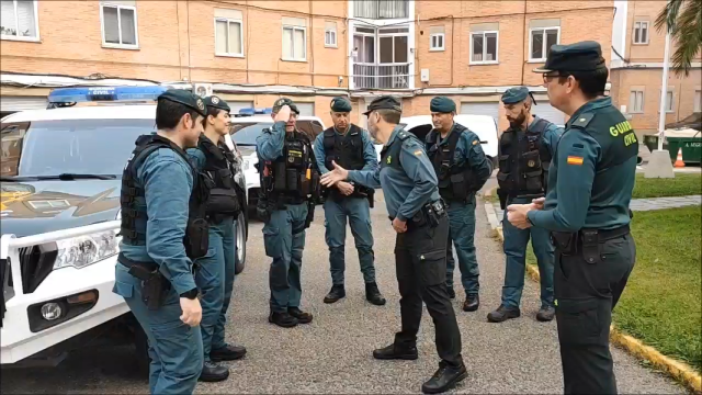 Agentes de la Comandancia de la Guardia Civil en Zamora parte rumbo a las zonas devastadas por la DANA