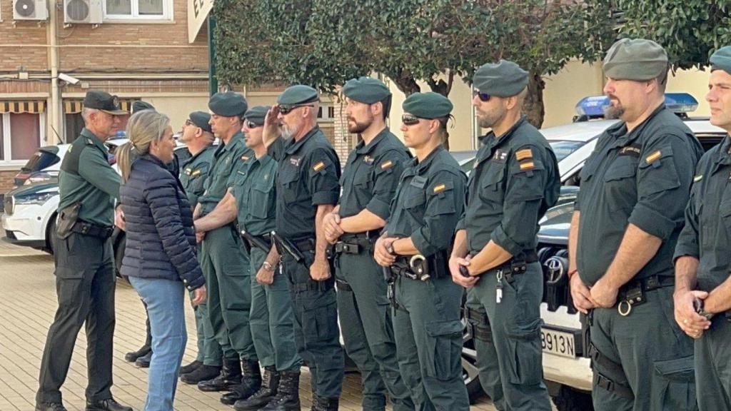 57 agentes de la Guardia Civil de Castilla-La Mancha se desplazan a Valencia por la DANA.