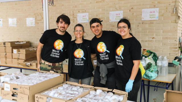 Voluntarios de World Central Kitchen en la Comunidad Valenciana