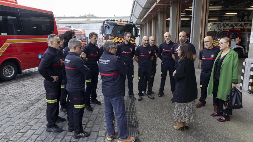 Bomberos de A Coruña se trasladas a Valencia para ayudar a los afectados por la DANA