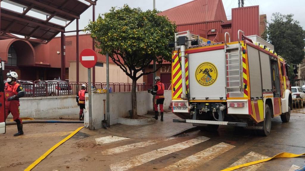 Bomberos del Ayuntamiento de Salamanca en Valencia