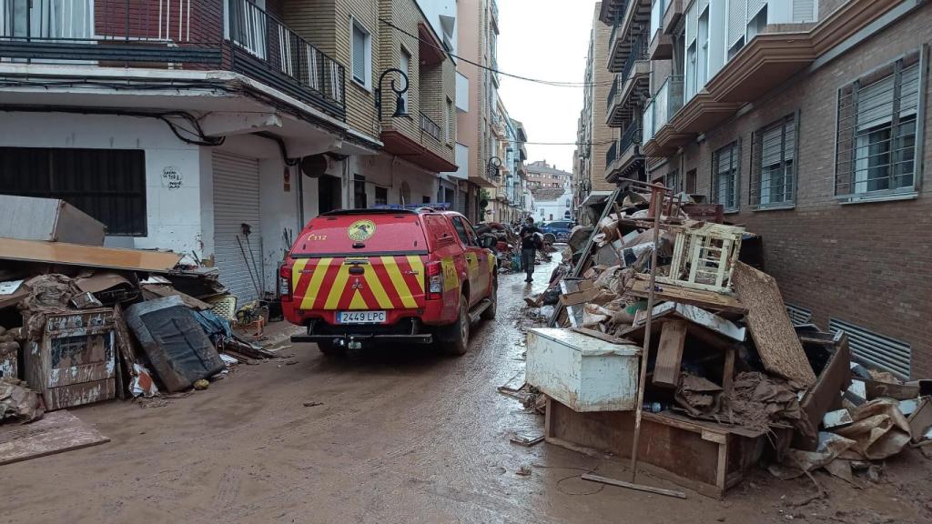 Bomberos del Ayuntamiento de Salamanca en Valencia