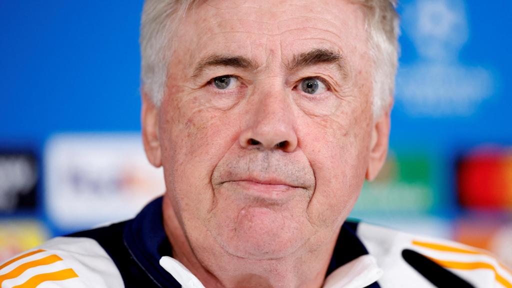 Carlo Ancelotti, en rueda de prensa