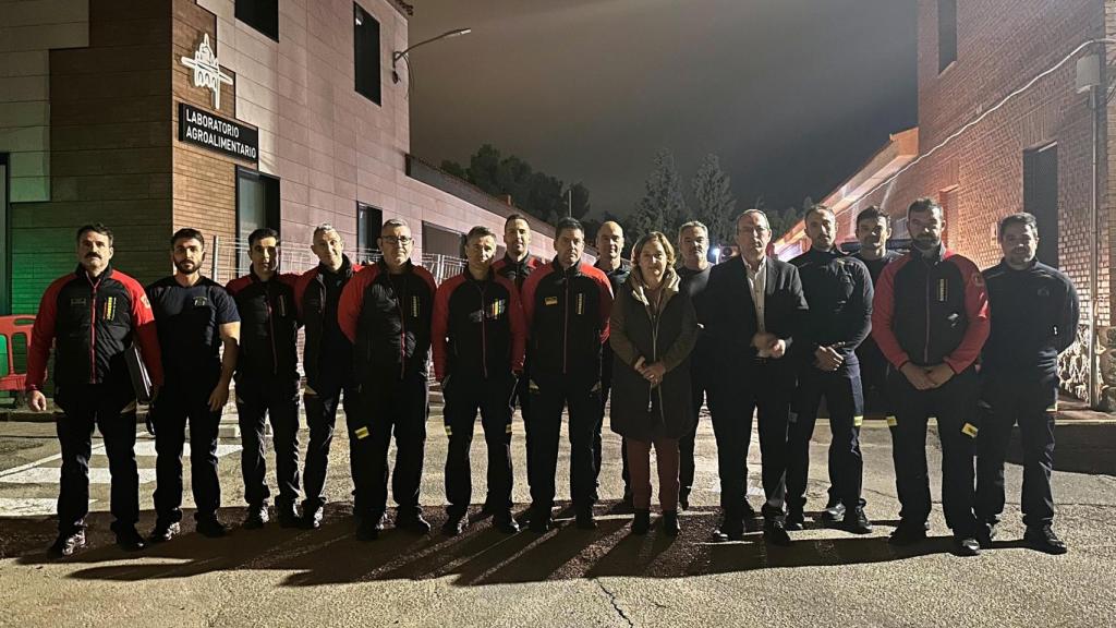 Contingente de la Diputación de Toledo que ha viajado a Valencia.